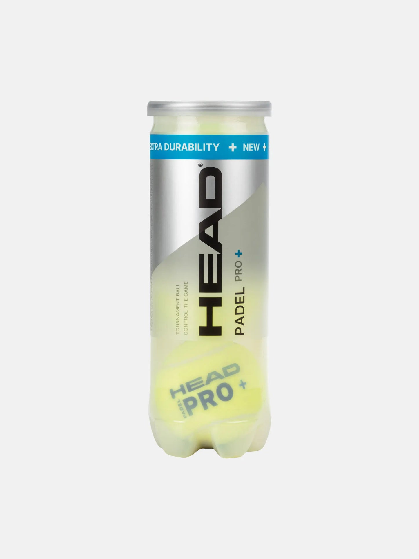 HEAD PRO+ PADEL BALLS CAN OF x3