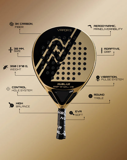 NUBLAR VAPOR 5 PADEL RACKET