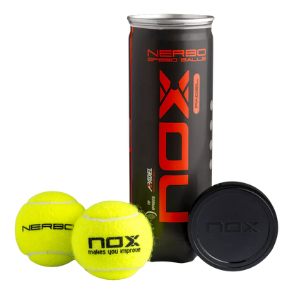 NOX NERBO SPEED PADEL BALLS x3