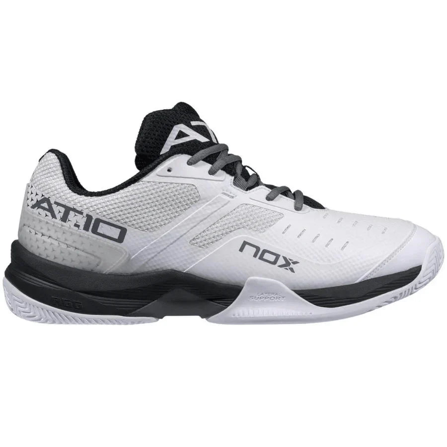 NOX AT10 WHITE BLACK PADEL SHOES