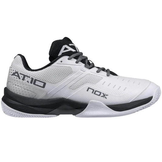 NOX AT10 WHITE BLACK PADEL SHOES