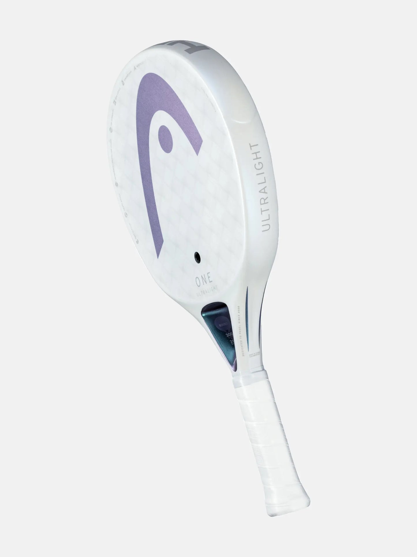 HEAD ULTRALIGHT ONE PADEL RACKET (WHITE)