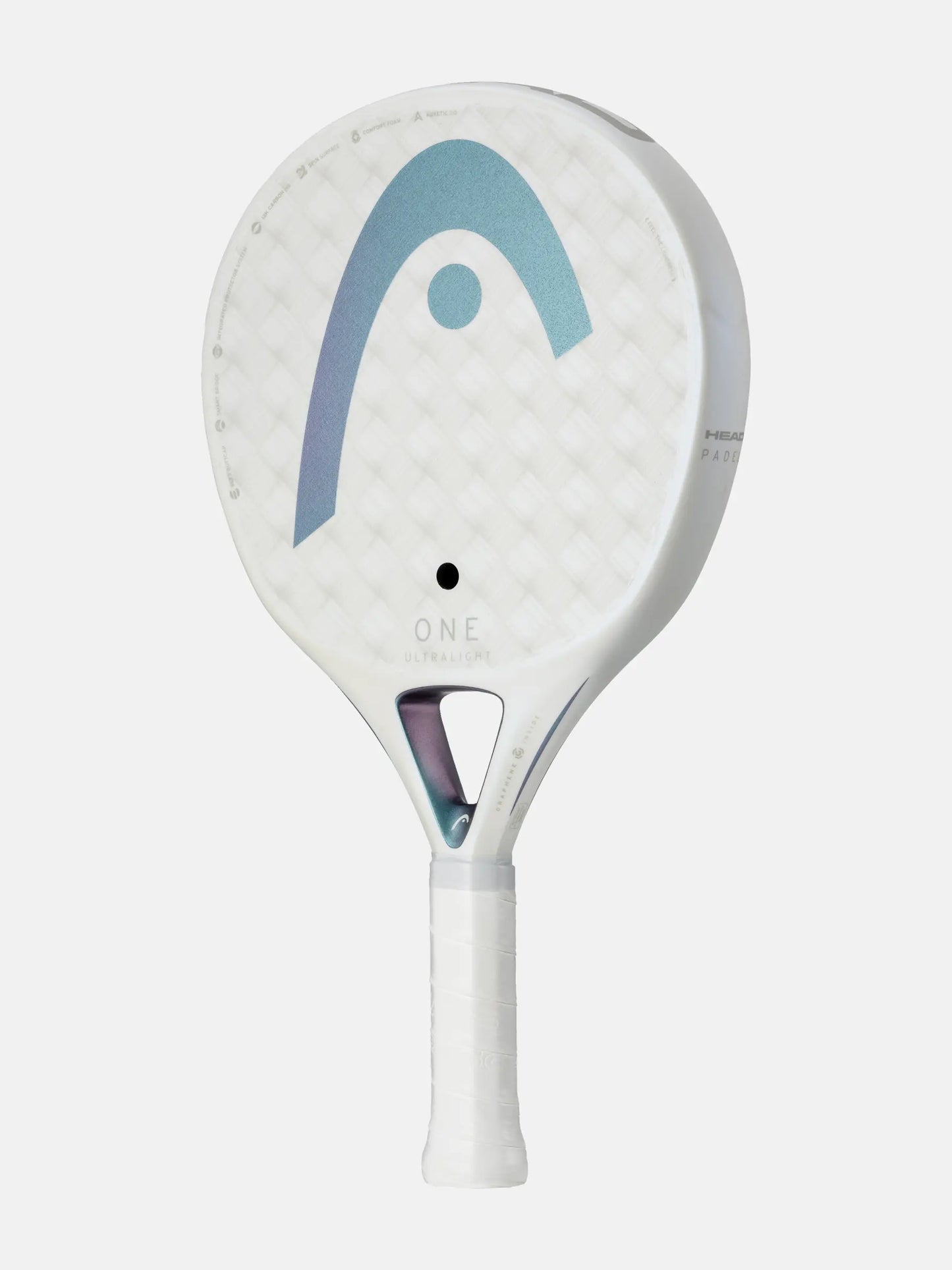 HEAD ULTRALIGHT ONE PADEL RACKET (WHITE)