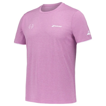 BABOLAT JUAN LEBRON CREW NECK T SHIRT FW25 PINK